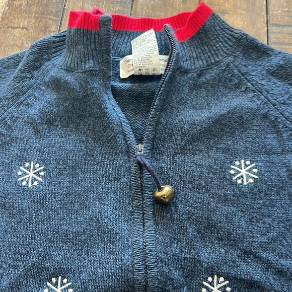 Vintage Tiara International Blue Christmas Collection Snowman Sweater Small - Picture 4 of 5